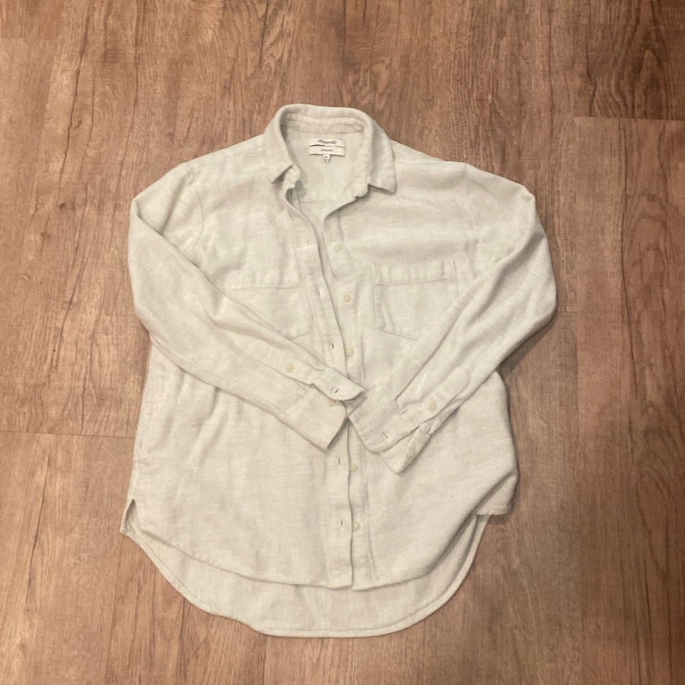 Madewell button down flannel